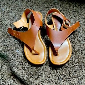 Tommy Hilfiger Brown Sandals